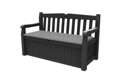 Keter Eden Bench 265L Outdoor 60% recycled Garden Furniture