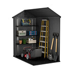 Keter Darwin Outdoor Apex Single Door Garden Storage Shed