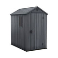 Keter Darwin Outdoor Apex Single Door Garden Storage Shed
