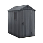 Keter Darwin Outdoor Apex Single Door Garden Storage Shed