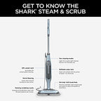 Shark Steam Mop, Steam & Scrub All-in-One Scrubbing and Sanitizing