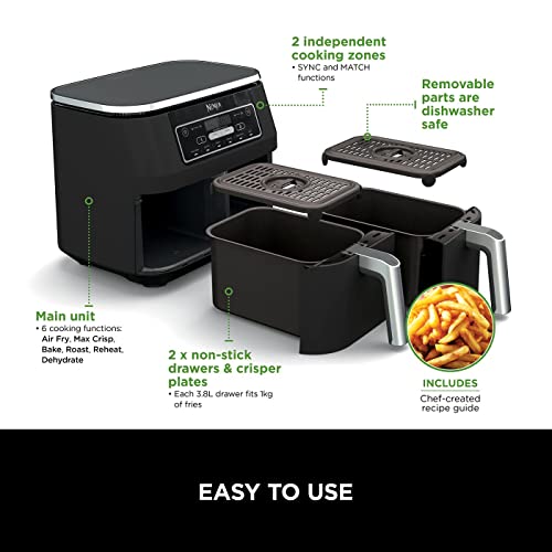 Ninja Foodi Dual Zone Digital Air Fryer AF300UK