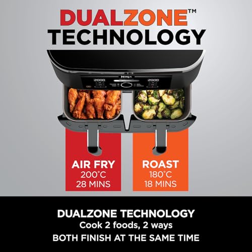 Ninja Foodi MAX Dual Zone Digital Air Fryer AF400UK