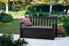 Keter Eden Bench 265L Outdoor 60% recycled Garden Furniture