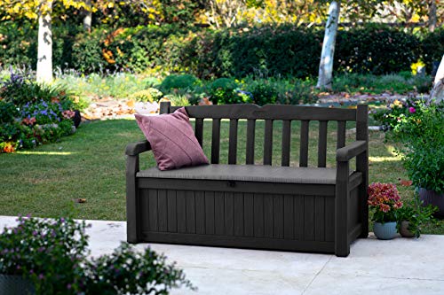 Keter Eden Bench 265L Outdoor 60% recycled Garden Furniture