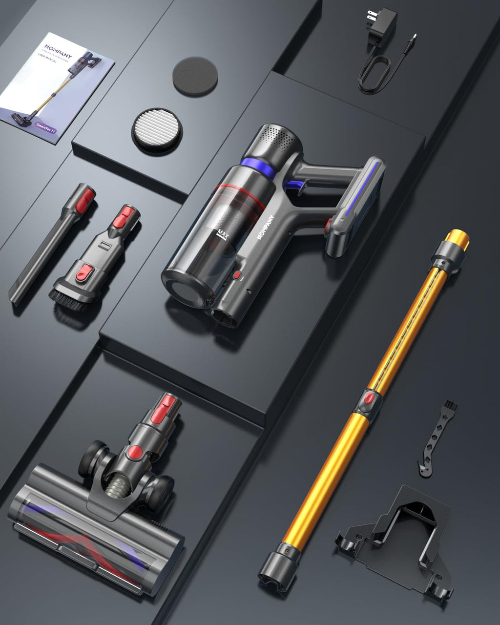 HOMPANY Cordless Vacuum Cleaner