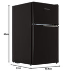 Cookology 47cm Freestanding Undercounter Small Fridge Freezer