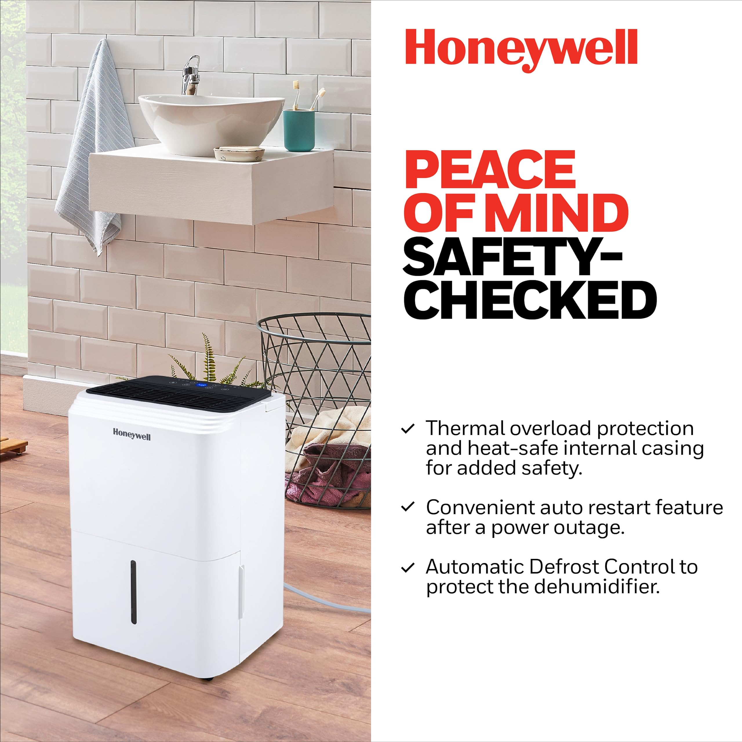 Honeywell TPFIT 12L/Day Dehumidifier For Home