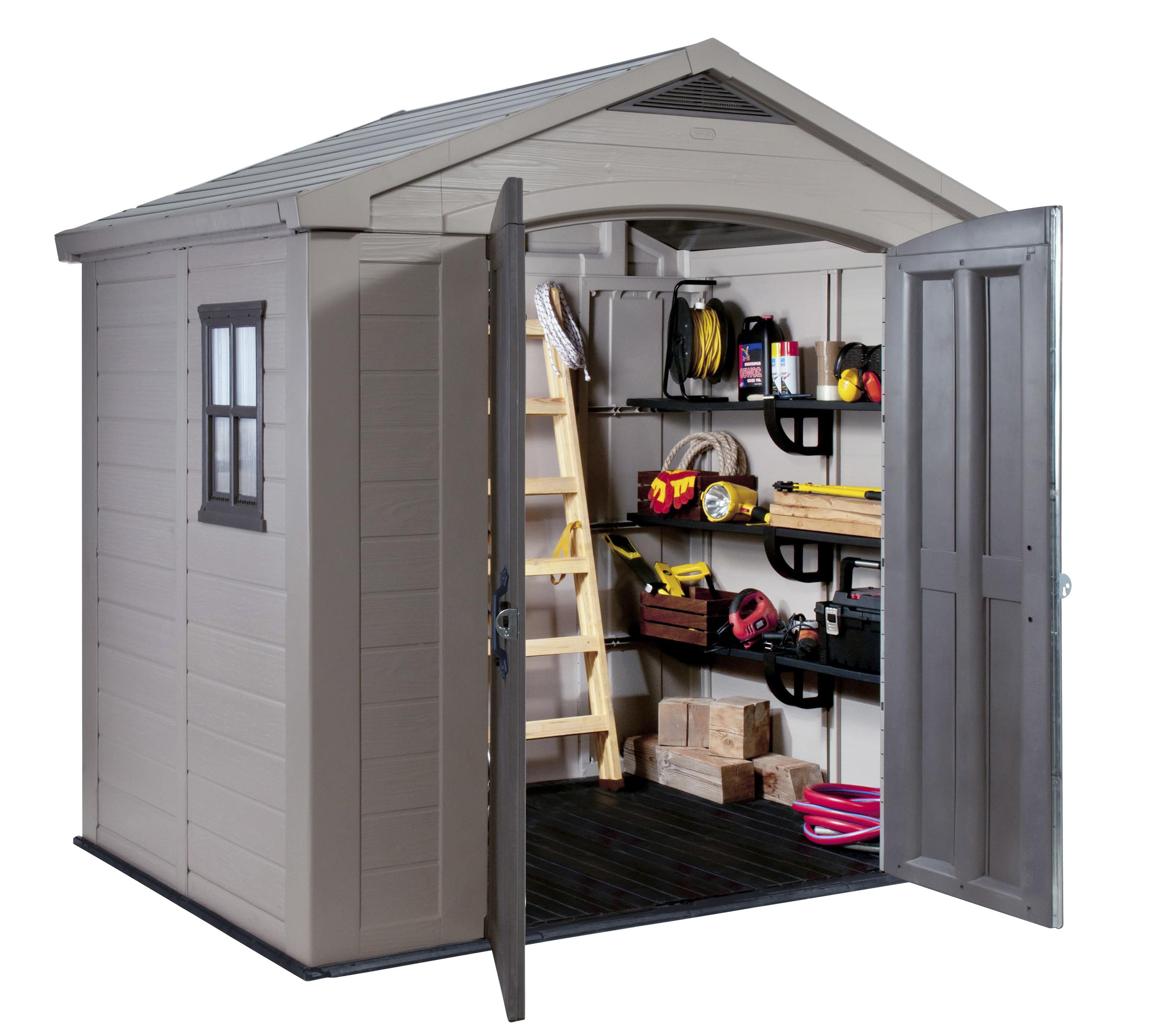 Keter Factor 8 x 6 ft Outdoor Storage Shed